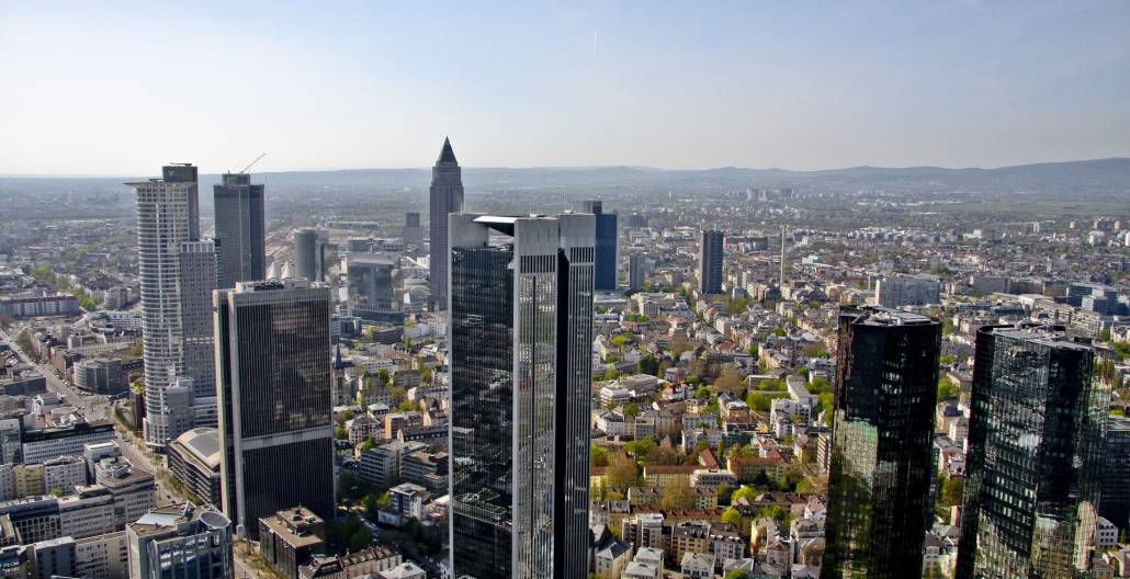 Stadtregion Frankfurt von oben
